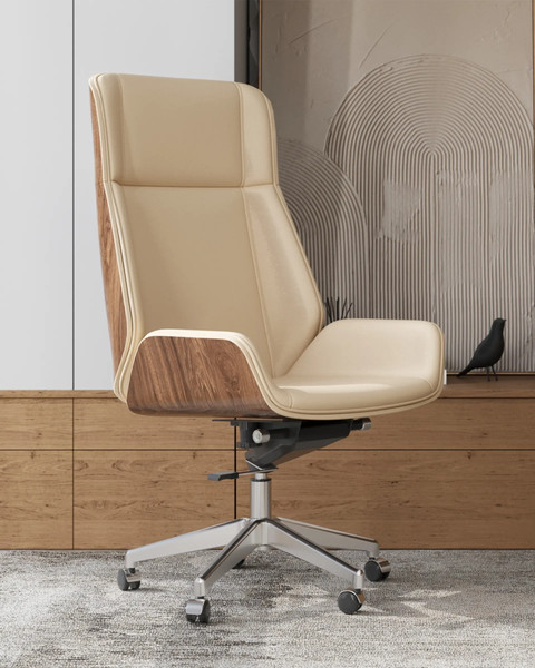 Кресло офисное TopChairs Crown SN A312-A 8383-1 Walnut Back