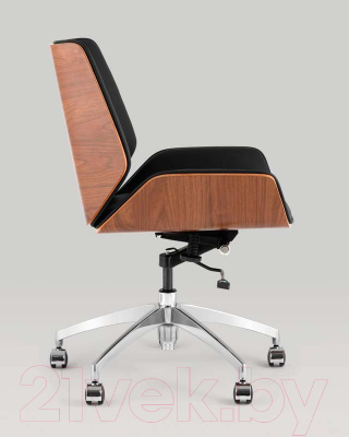 Кресло офисное TopChairs Crown SN A312-A 8383-29 Walnut Back (черный)