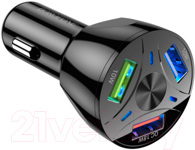 Адаптер питания автомобильный Borofone BZ05