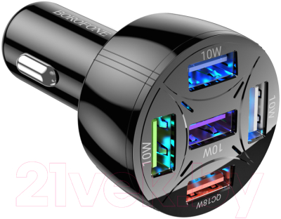 Адаптер питания автомобильный Borofone BZ06