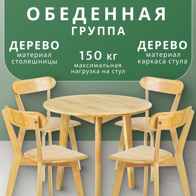 Обеденная группа Mio Tesoro Маура - фото