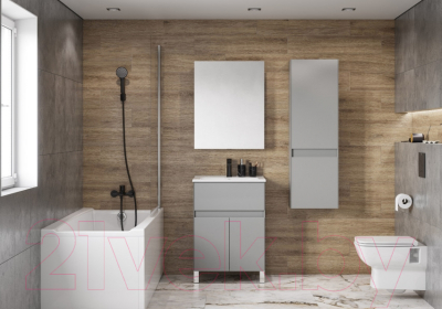 Шкаф-полупенал для ванной Акватон Форест / 1A278603FR4D0