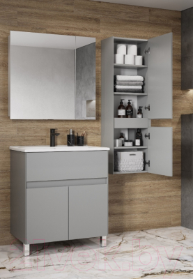 Шкаф-полупенал для ванной Акватон Форест / 1A278603FR4D0