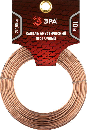 Кабель ЭРА Акустический 2x0.5мм2 / Б0059295 - фото