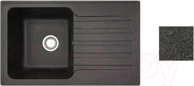 Мойка кухонная со смесителем БелЭворс Styl R + Like F8007122