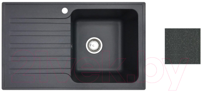 Мойка кухонная со смесителем БелЭворс Styl R + Like F8005022