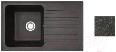 Мойка кухонная со смесителем БелЭворс Styl L + Like F8007122