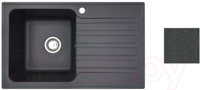 Мойка кухонная со смесителем БелЭворс Styl L + Like F8005022
