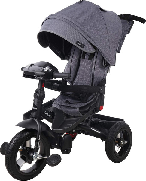 Трехколесный велосипед с ручкой Moby Kids Leader 360 12x10 Air Car / 649361 - фото