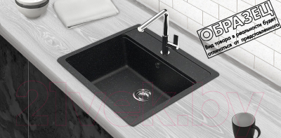 Мойка кухонная со смесителем Berge BR-5750 + Like F8007122