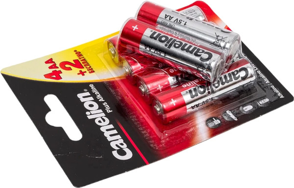 Комплект батареек Camelion Plus Alkaline 4+2 LR6 / 15308