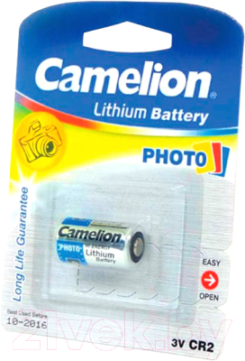 Батарейка Camelion CR2 BP1 Lithium Photo 3V - фото