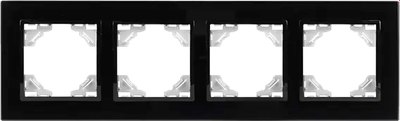 Рамка для выключателей и розеток EKF Basic Минск / ERM-G-404-70 - фото
