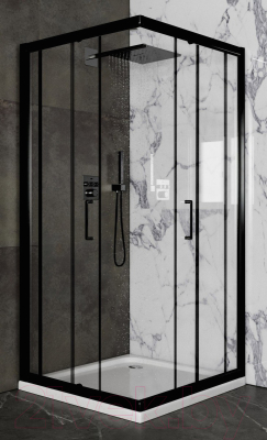 Душевой уголок Roxen Caspia 55060-90B (черный)