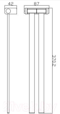 Держатель для полотенца Slezak RAV Nil NLA0602