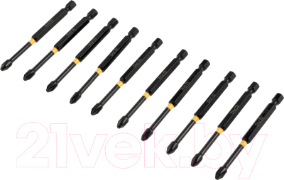 Набор бит Tundra Профи. Torsion S2 PH2x90мм / 9935334