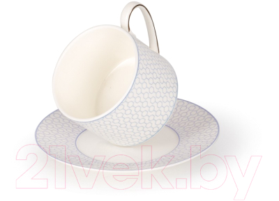 Чашка с блюдцем Fissman 3638