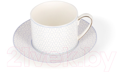Чашка с блюдцем Fissman 3638