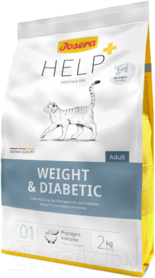 Сухой корм для кошек Josera Нelp Weight&Diabetic Cat - фото