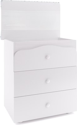 Комод пеленальный Polini Kids Simple с пеленальной доской Звезды / 0002783.9