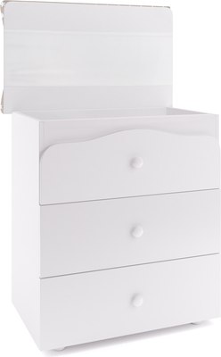 Комод пеленальный Polini Kids Simple с пеленальной доской Звезды / 0002784.9