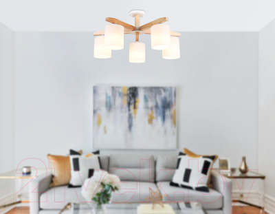 Люстра Ambrella TR83113/5 WH/LW