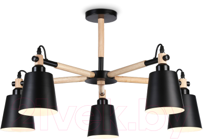 Люстра Ambrella TR82211/5 BK/LW