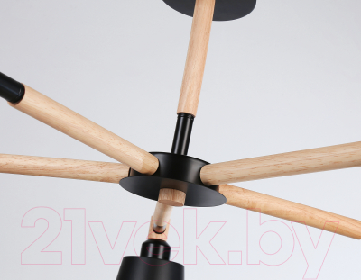 Люстра Ambrella TR82211/5 BK/LW