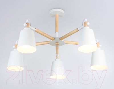 Люстра Ambrella TR82208/5 WH/LW - фото
