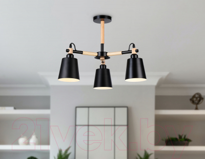 Люстра Ambrella TR82206/3 BK/LWD