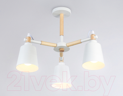 Люстра Ambrella TR82204/3 WH/LWD - фото