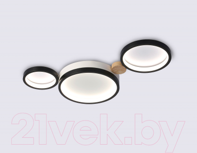 Потолочный светильник Ambrella FL4814/3 BK/WH - фото