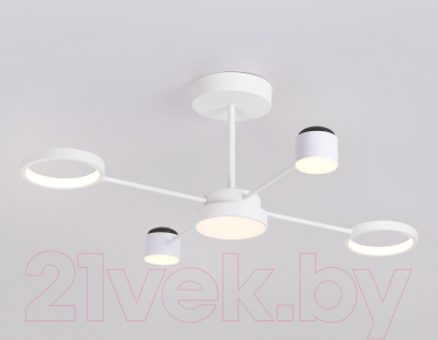 Потолочный светильник Ambrella FL51631/4+1 WH - фото