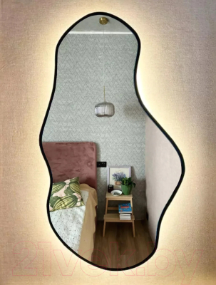 Зеркало Emze 63x110 / LED.UV.NF.63.110.CHE.4K