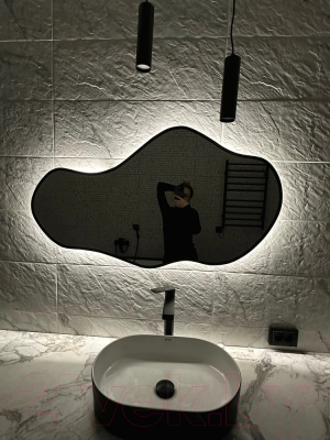 Зеркало Emze 63x110 / LED.UV.NF.63.110.CHE.4K