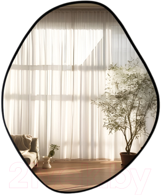 Зеркало Emze 76x92 / UV.NF.76.92.CHE - фото