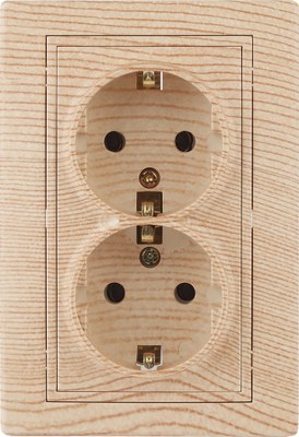 Розетка INTRO Plano 1-205-11 / Б0053922 - фото