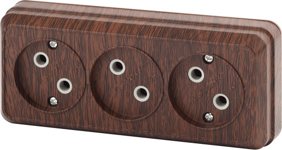 Розетка INTRO Quadro 2-205-10 / Б0053815 - фото