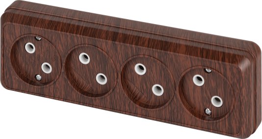 Розетка INTRO Quadro 2-207-10 / Б0053833 - фото