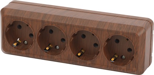 Розетка INTRO Quadro 2-208-10 / Б0053842 - фото