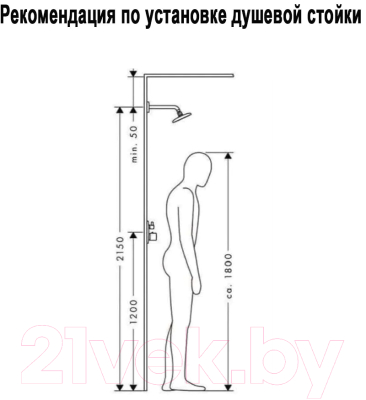 Душевая система Wisent WP3500-1