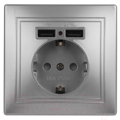 Розетка INTRO Plano 1-410-03 / Б0053944 - фото