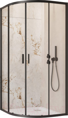 Душевой уголок Radaway Alienta Black A 90x190 / 10229090-54-01 - фото