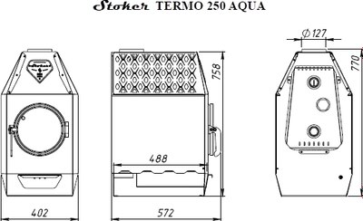 Печь отопительная Stoker Termo 250 Aqua
