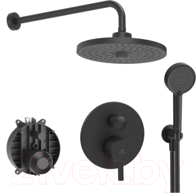 Душевая система со смесителем Ideal Standard Ceraline Black 6в1 SetA6939XG-6 - фото