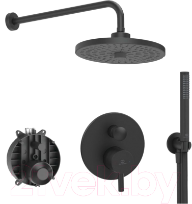 Душевая система со смесителем Ideal Standard Ceraline Black 6в1 SetA6939XG-7 - фото