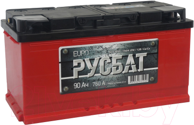 Автомобильный аккумулятор Русбат Рус 760А / 6CT-90VL 1 - фото