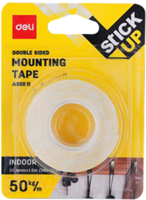 Скотч двухсторонний Deli A35011 - фото