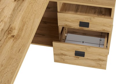 Письменный стол Калифорния мебель Хардвиг СР01