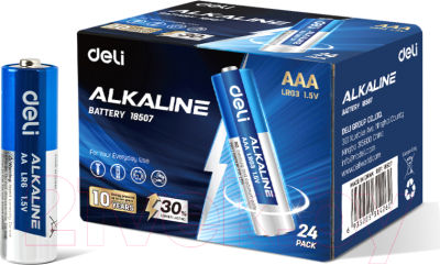Комплект батареек Deli ААА LR03 / 18507